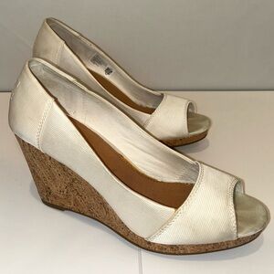 TOMs Wedges - White (W7)